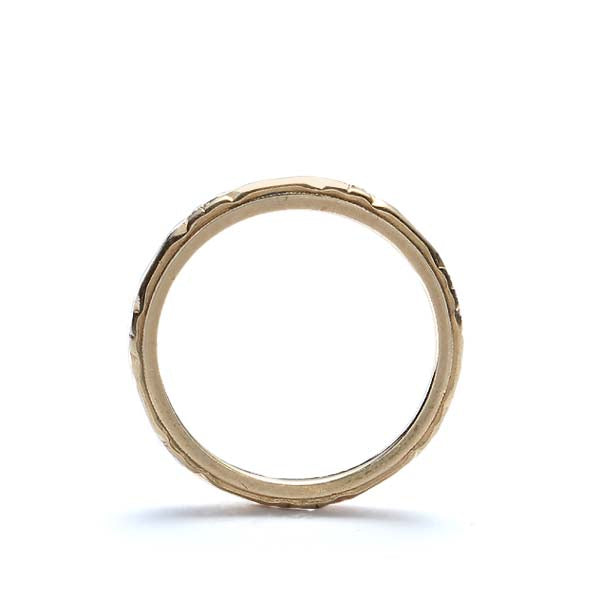 Art Deco Wedding Band #VB170829-2 - Wedding Bands