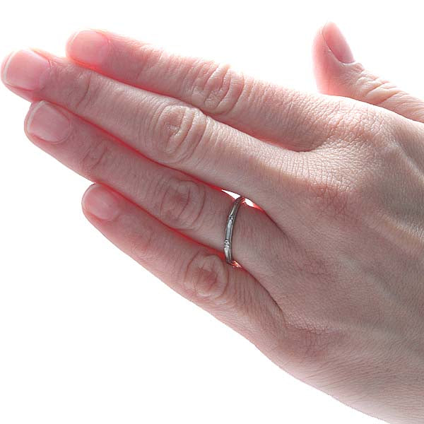 Art Deco Wedding band #VR170210-02 - Wedding Bands