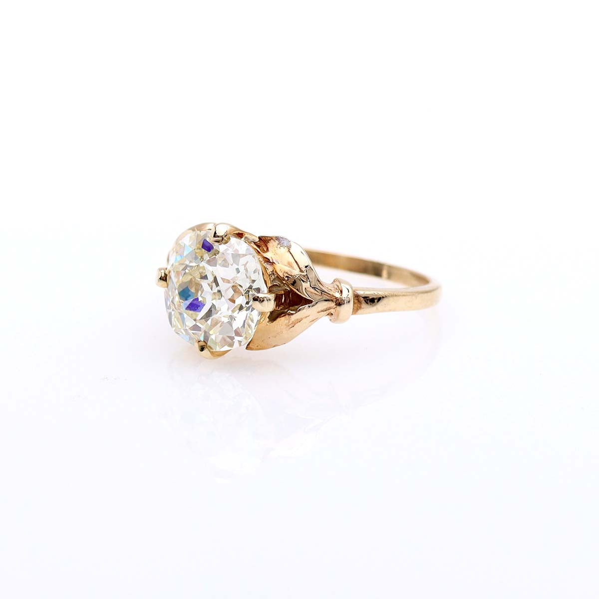 Art Nouveau Engagement Ring #VR240404 - Engagement Rings