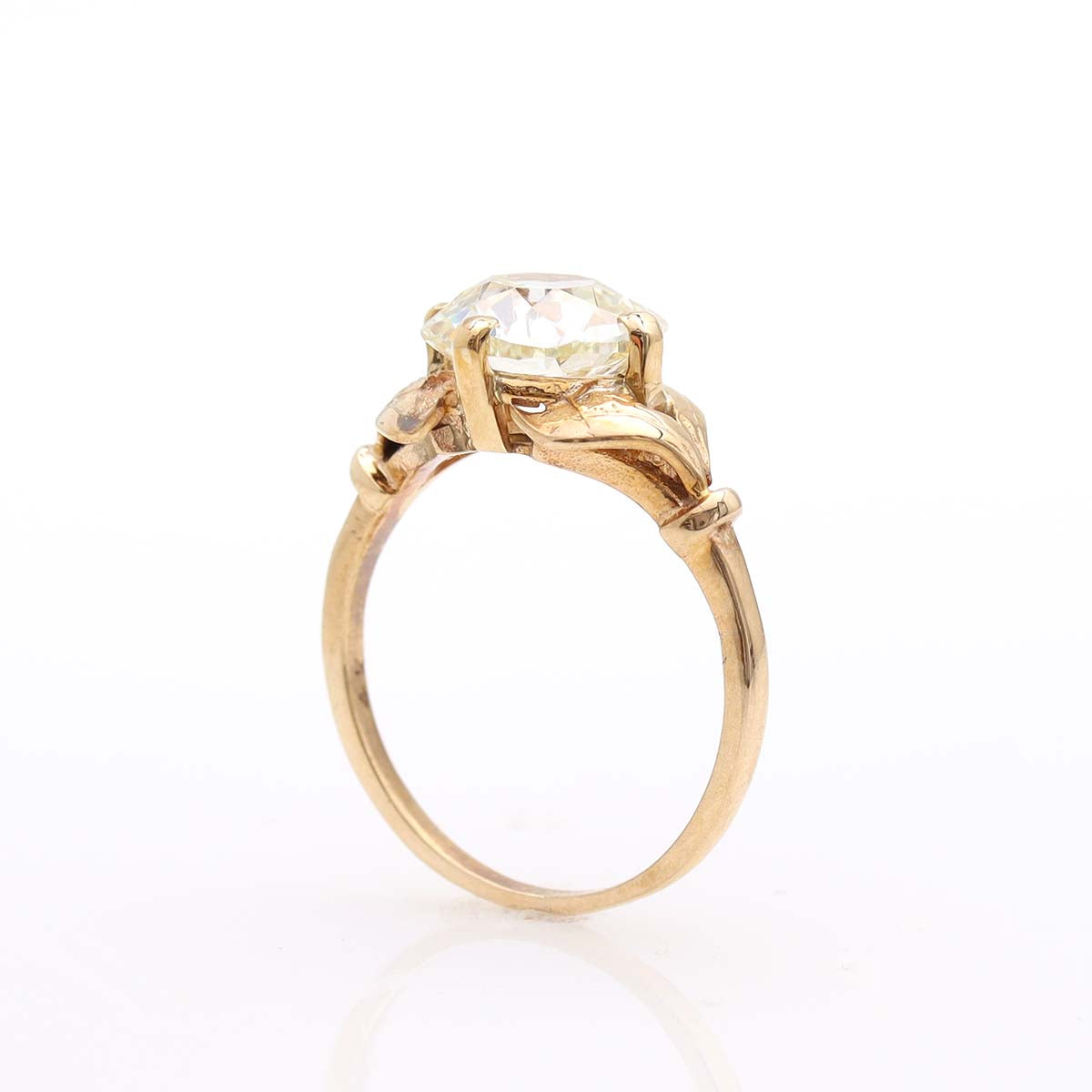 Art Nouveau Engagement Ring #VR240404 - Engagement Rings