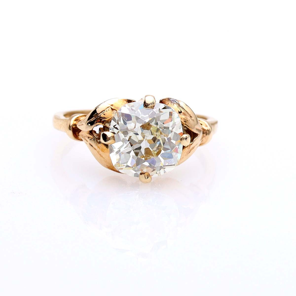 Art Nouveau Engagement Ring #VR240404 - Engagement Rings