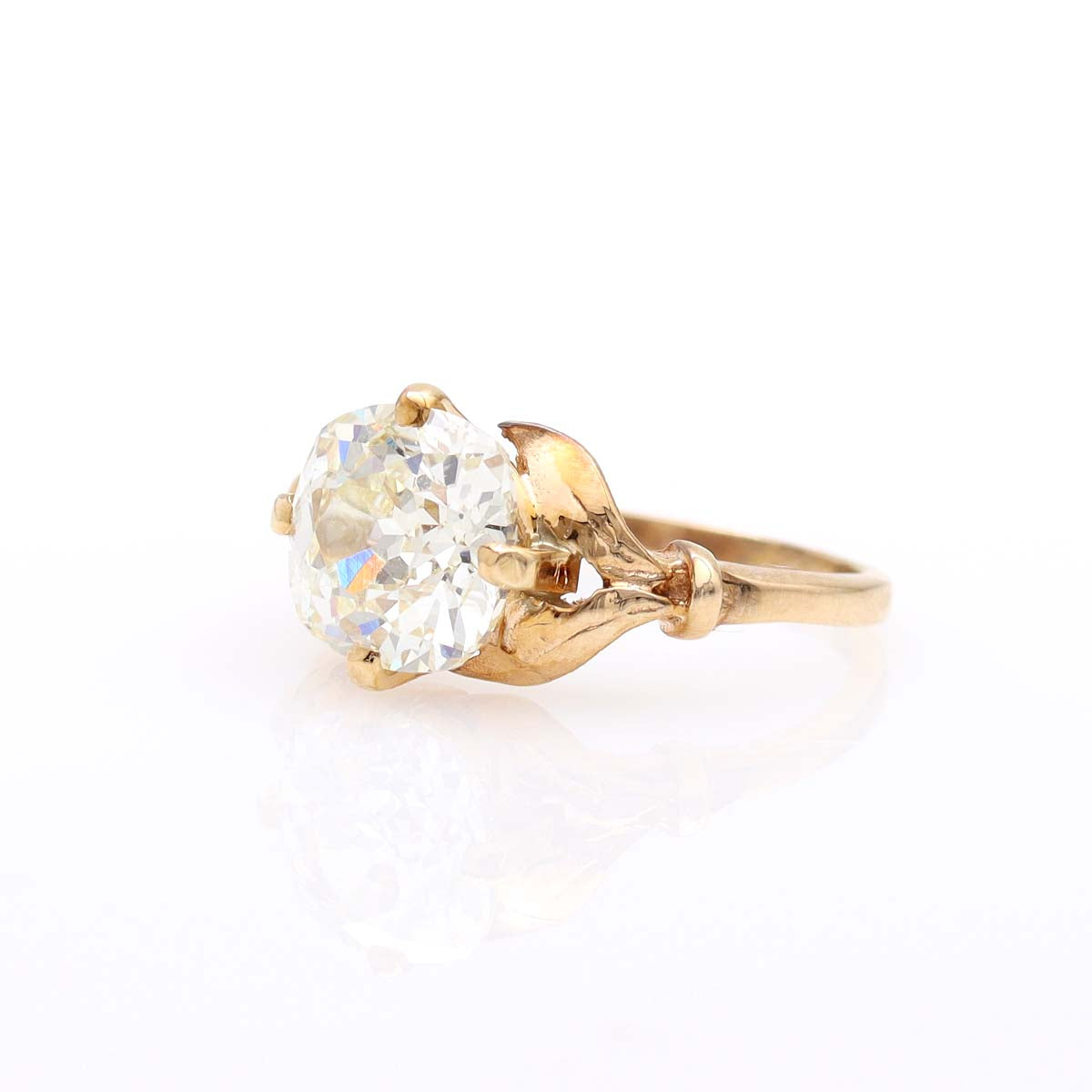 Art Nouveau Engagement Ring #VR240404 - Engagement Rings