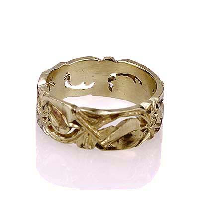 Art Nouveau Wedding Band #VR151117-01 - Wedding Bands