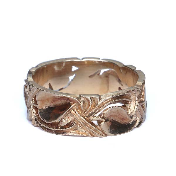 Art Nouveau Wedding Band #VR151117-01 - Wedding Bands