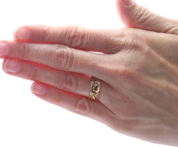 Art Nouveau Wedding Band #VR151117-01 - Wedding Bands