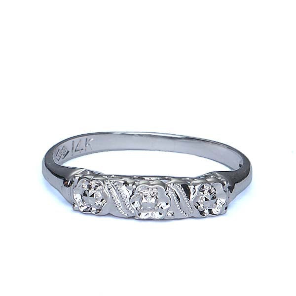 C. 1940s wedding band by Karlan & Belcher Inc. of New York City. #VR160719-04 - Wedding Bands