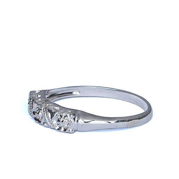 C. 1940s wedding band by Karlan & Belcher Inc. of New York City. #VR160719-04 - Wedding Bands