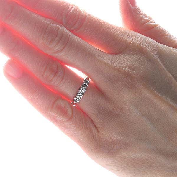 C. 1940s wedding band by Karlan & Belcher Inc. of New York City. #VR160719-04 - Wedding Bands