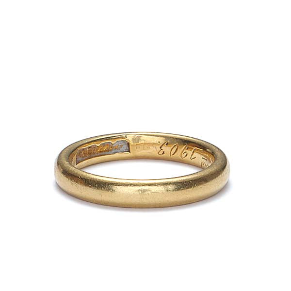 Circa 1903 Wedding Band in 22K Gold #VR0806-03 - Wedding Bands