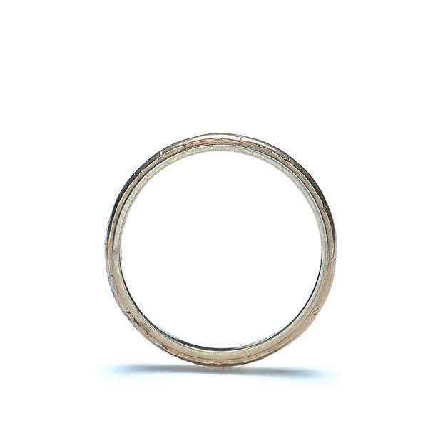 Circa 1922 18k white gold wedding band. #VR0401-05 Default Title