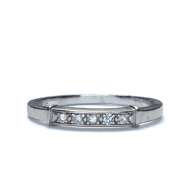 Circa 1930 diamond wedding band #R470-01 - Leigh Jay & Co