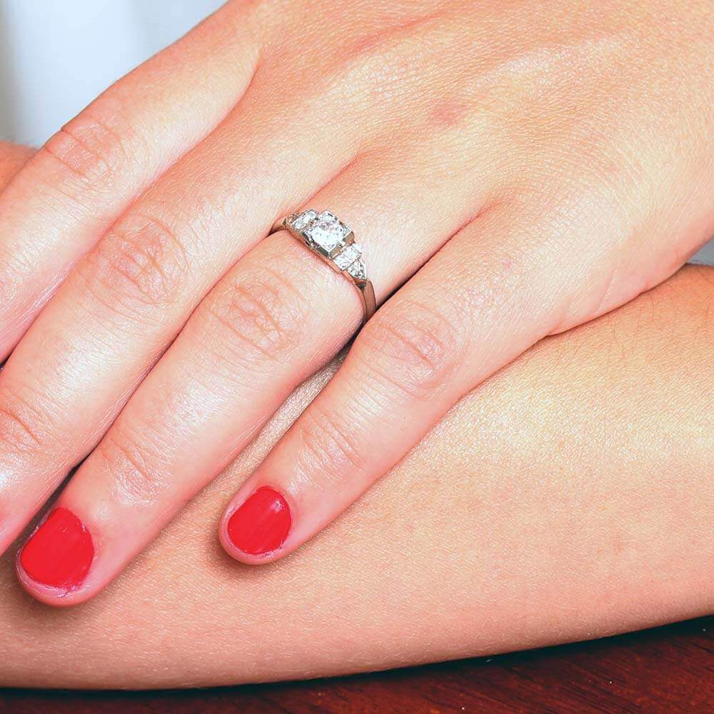 Circa 1930s Engagement ring #VR190214-1 - Engagement Rings