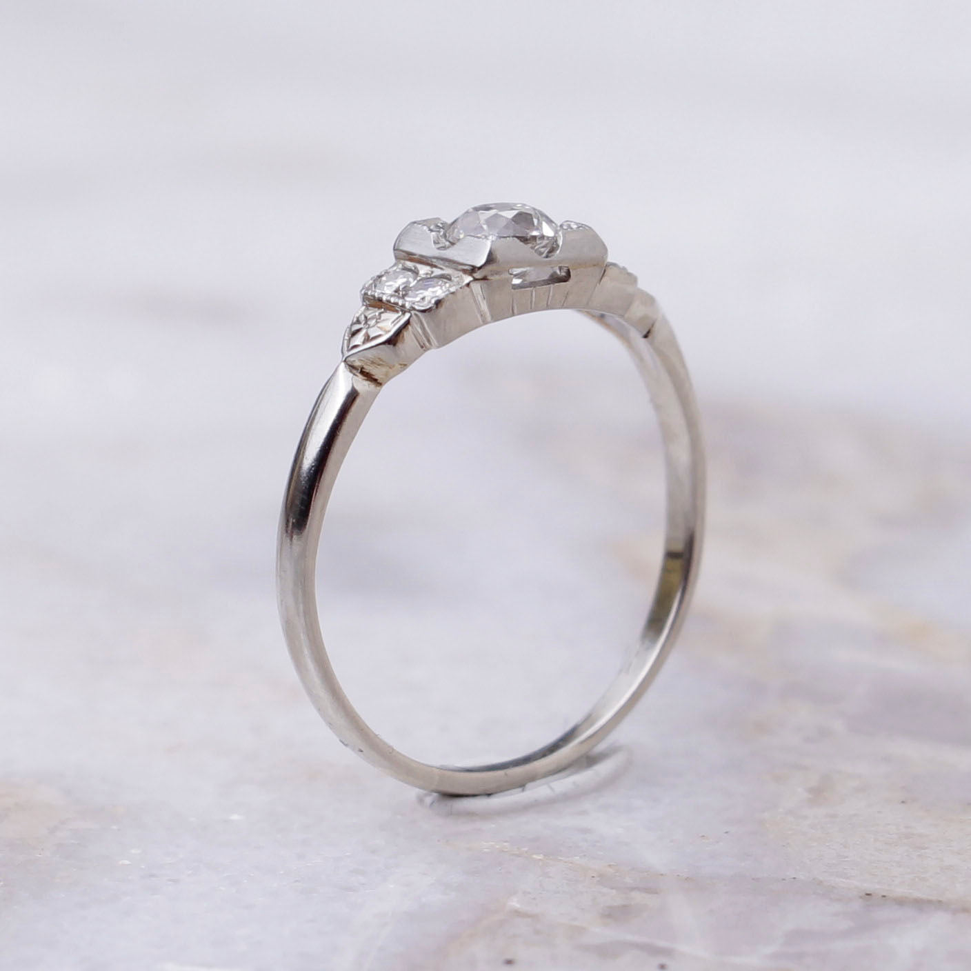 Circa 1930s Engagement ring #VR190214-1 - Engagement Rings
