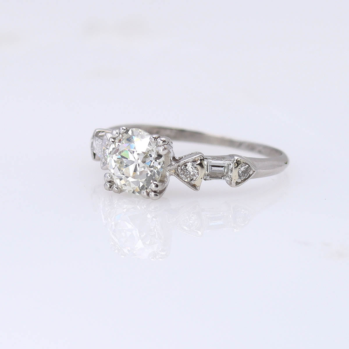 Circa 1930s Engagement Ring #VR250703 - Engagement Rings