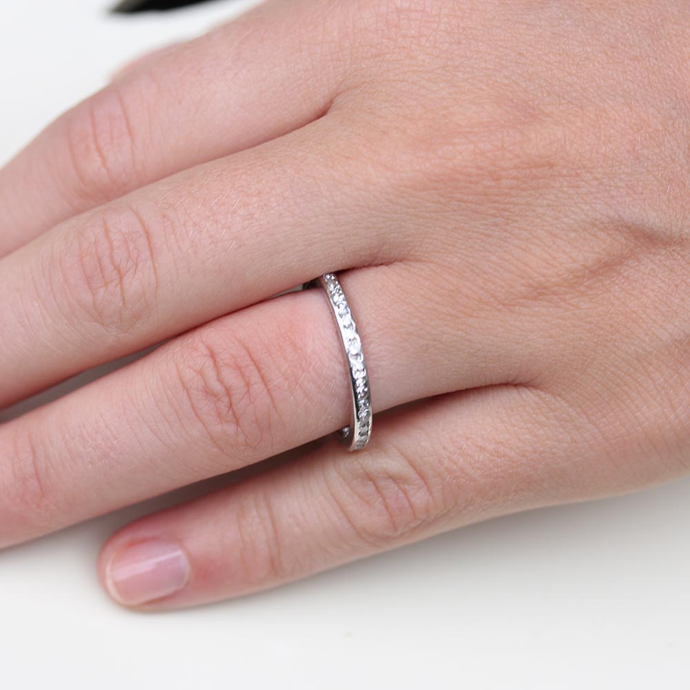 Circa 1930s Eternity Band #VB171002-1 - Wedding Bands