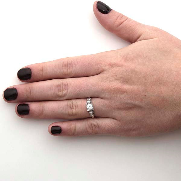 Circa 1930s Platinum Engagement Ring #VR190201-1 - Engagement Rings