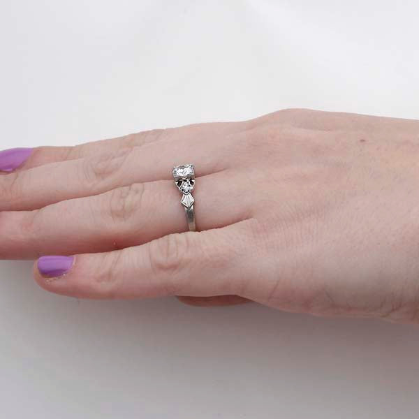 Circa 1930s Platinum Engagement Ring #VR190201-1 - Engagement Rings