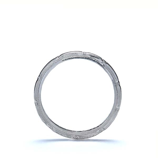 Circa 1930s Platinum Wedding Band #VR150826-06 - Wedding Bands