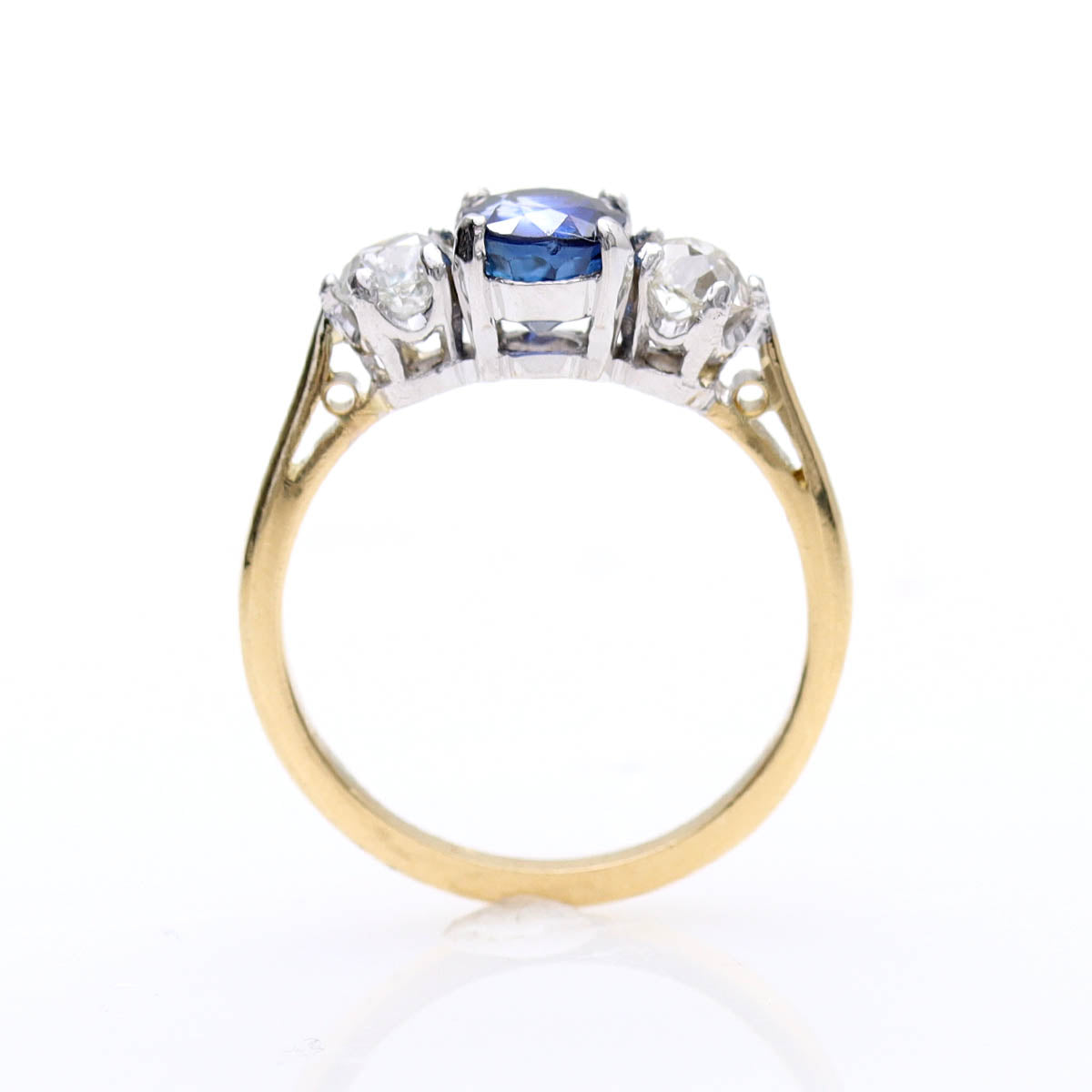 Circa 1930s Three Stone Ring #VR240906-9 - Engagement Rings