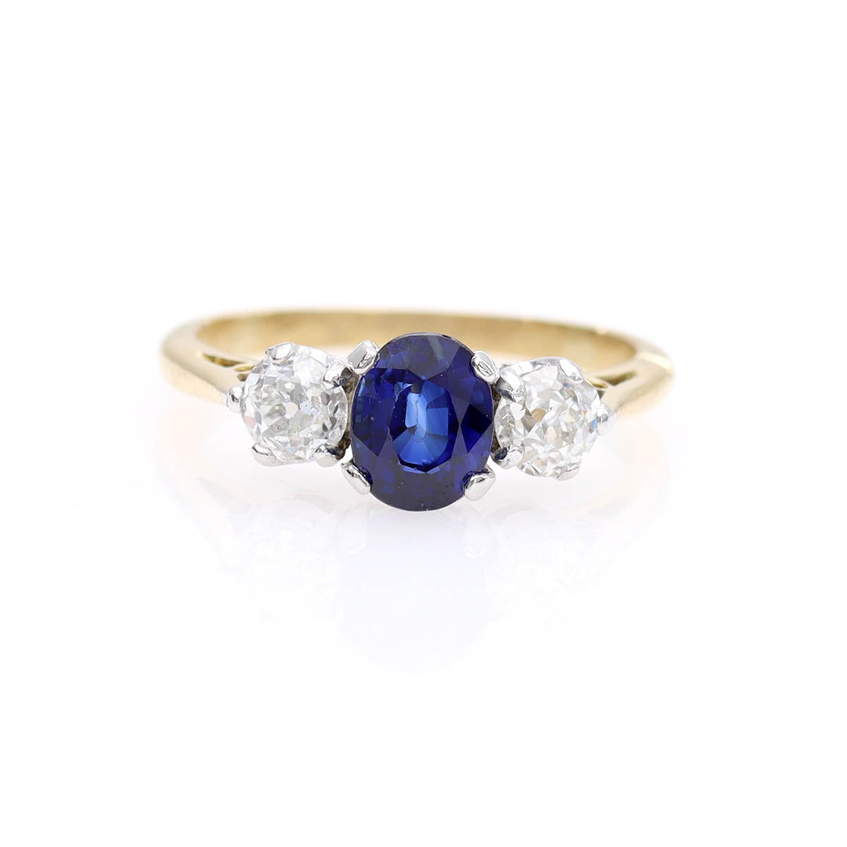 Circa 1930s Three Stone Ring #VR240906-9 - Engagement Rings