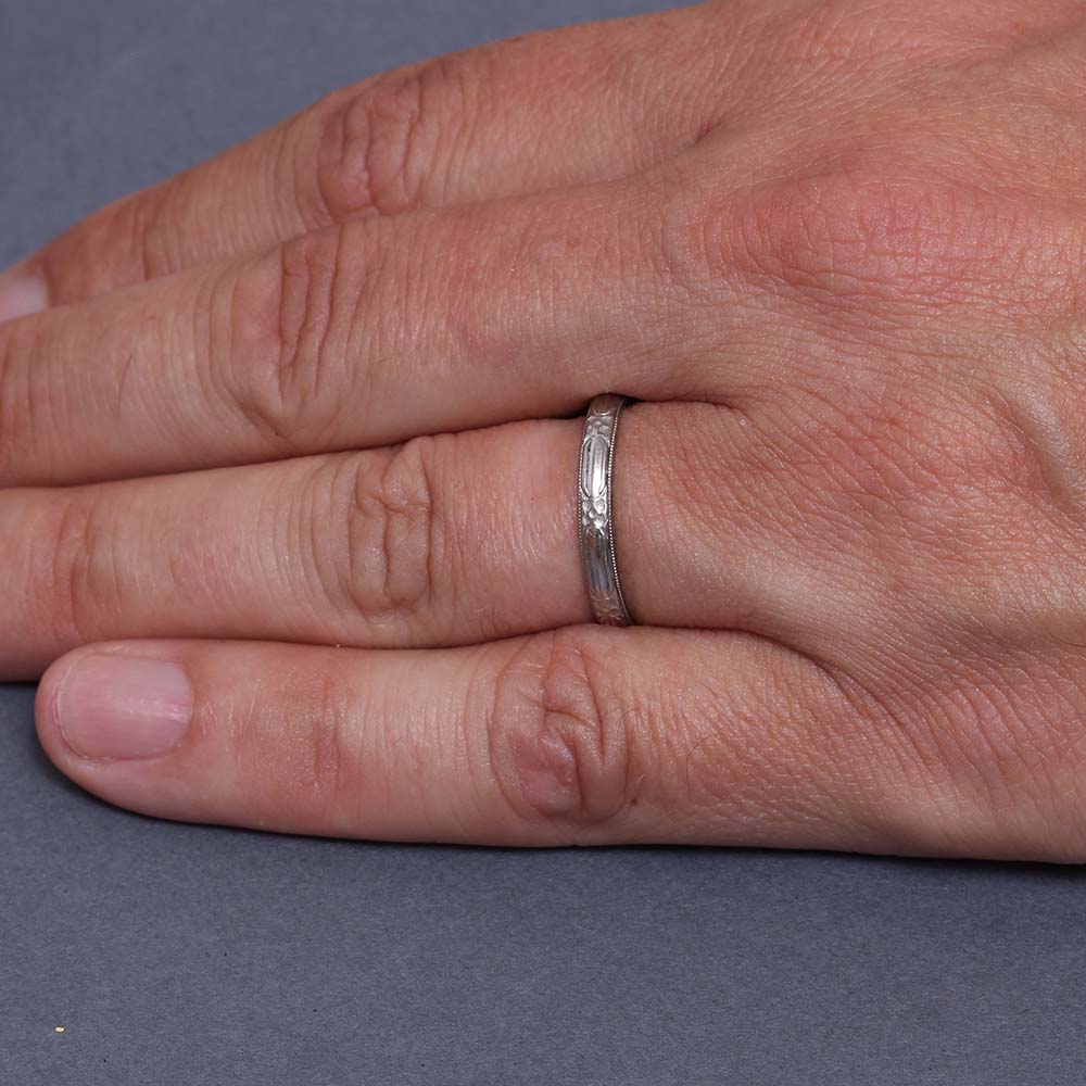 Circa 1932 Wedding band by J.R. Wood & Sons #VR151117-03 Default Title