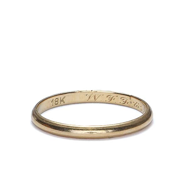 Circa 1939 Wedding Band #VR0221-05 - Wedding Bands