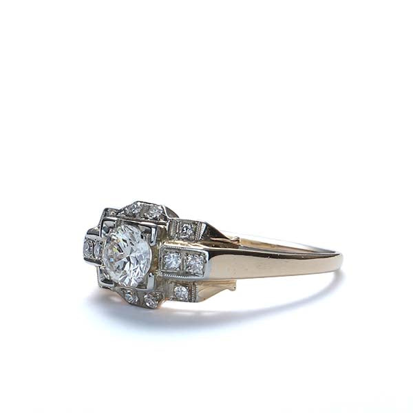 Circa 1940s Diamond Engagement Ring #VR151031-04 - Engagement Rings