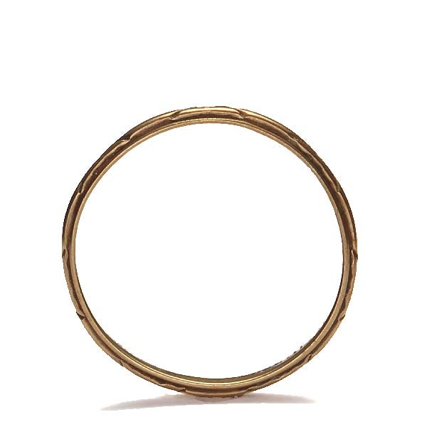 Circa 1940s Wedding band #VR160426-02 - Wedding Bands