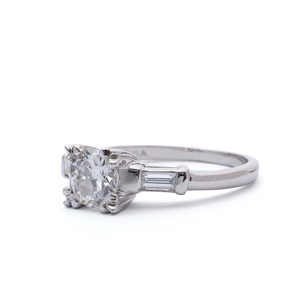 Circa 1950 European Cut Engagement Ring #VR190521-7 Default Title