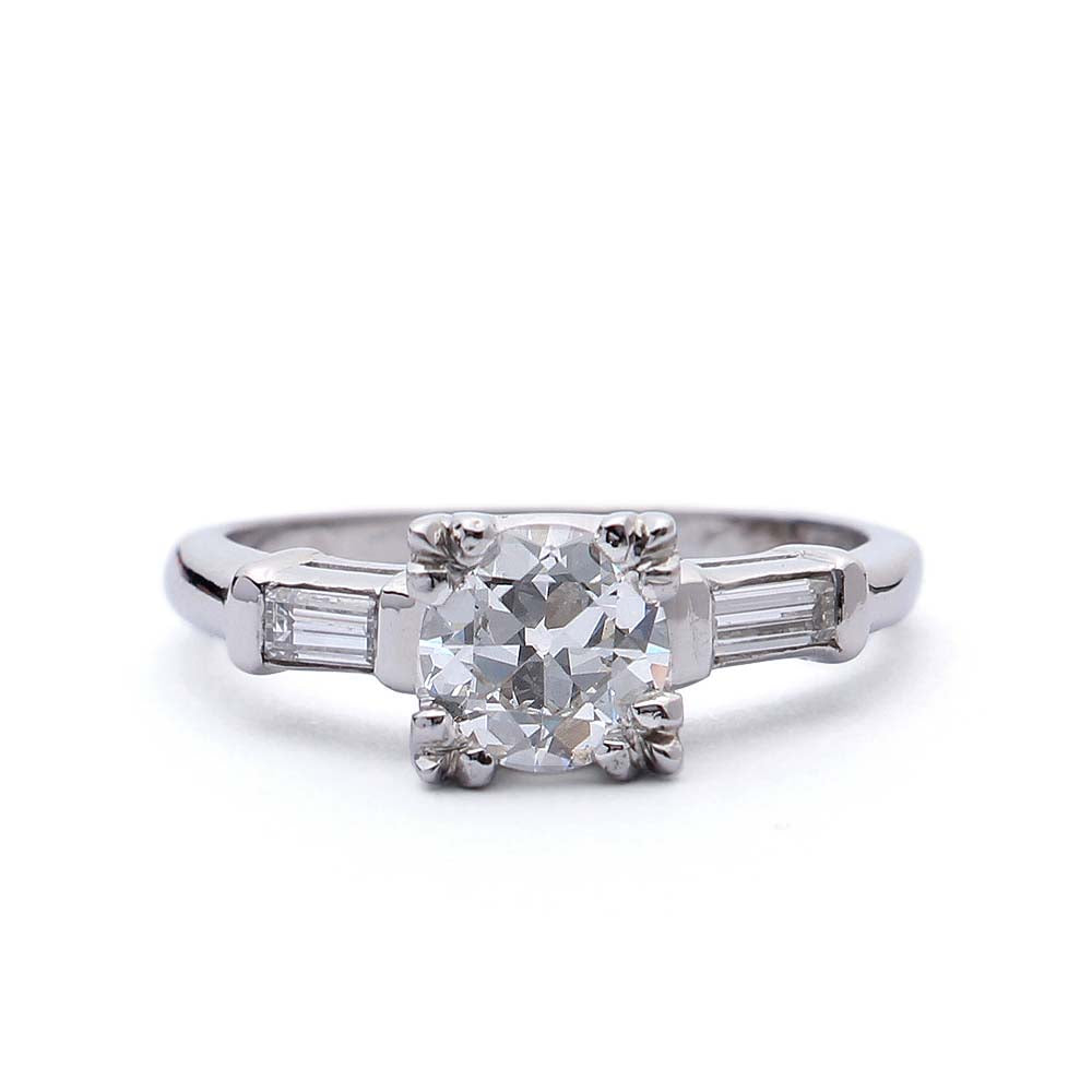 Circa 1950 European Cut Engagement Ring #VR190521-7 Default Title