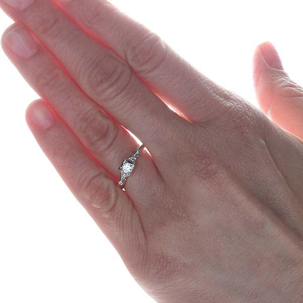 Circa 1950s Diamond Engaggement Ring #VR151002-04 - Leigh Jay & Co