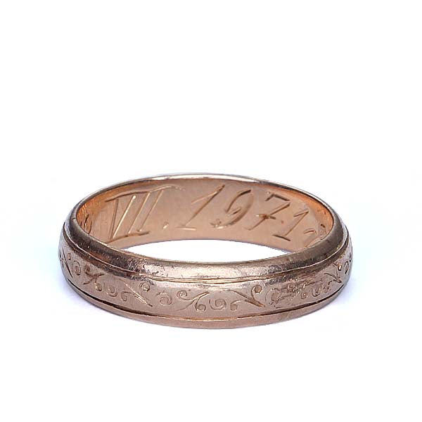 Circa 1971 Wedding band #VR151119-01 - Wedding Bands