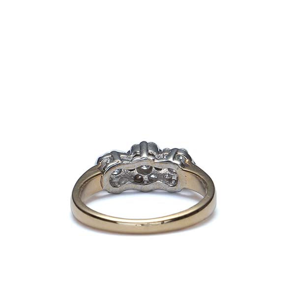 Contemporary Cluster Top Diamond Ring #VR160504-06 - Leigh Jay & Co