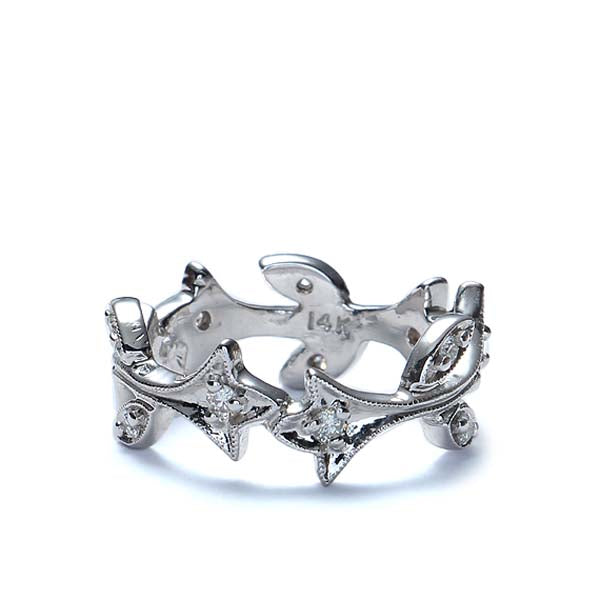 Detailed Replica Art Deco Eternity Band #L3366 - Wedding Bands