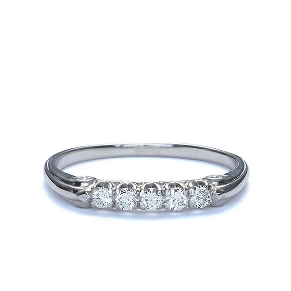 Diamond Wedding Band #L1263 14K - Leigh Jay & Co.