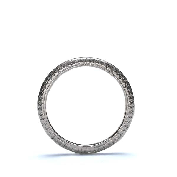 Early 20th C. Tiffany & Co. Platinum Wedding Band #VR160610-03 - Wedding Bands