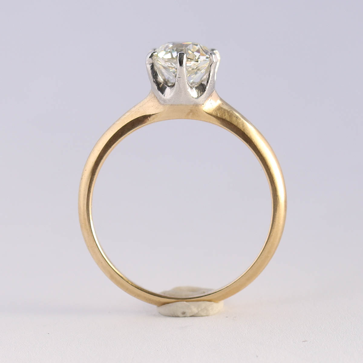 Edwardian Diamond Solitaire Engagement Ring #R150723-03 - Engagement Rings