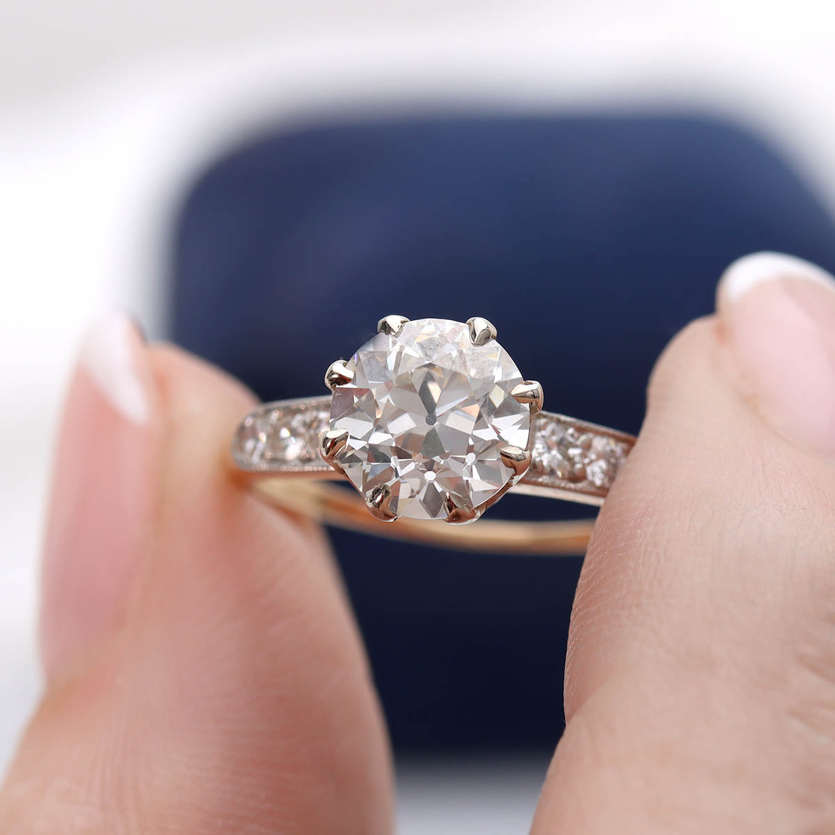 Edwardian Era Antique Engagement Ring #VR240922 - Engagement Rings