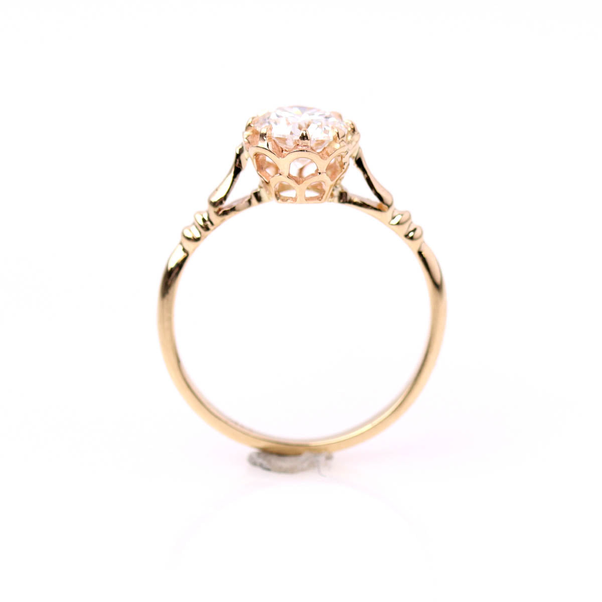 Edwardian Inspired Solitaire Engagement Ring #3764