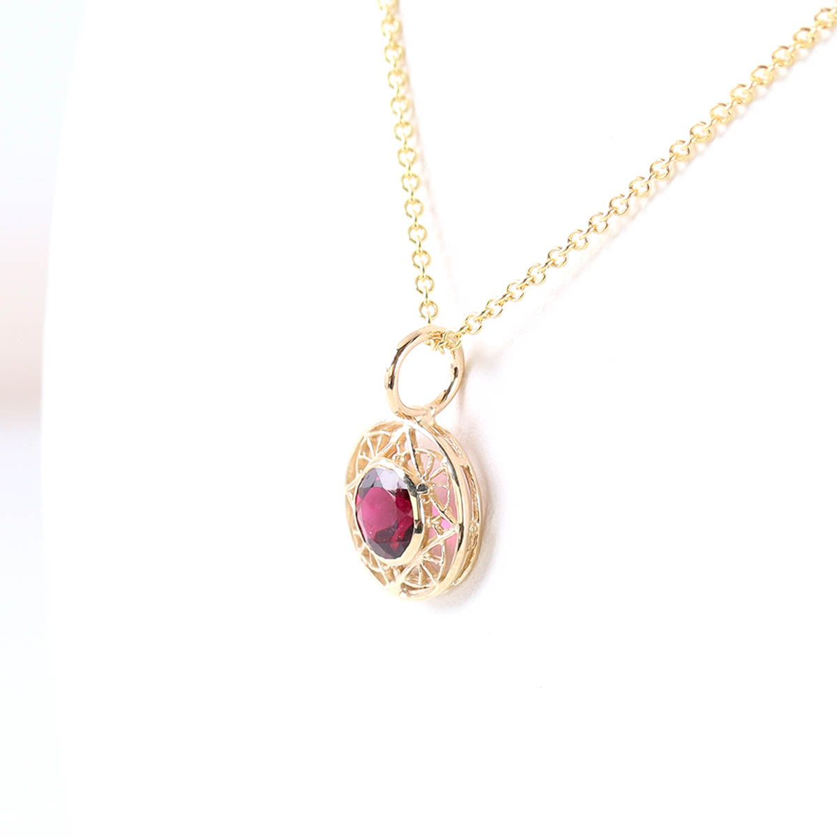 Edwardian inspired Pendant Necklace #LP5025Y14-1 - Necklaces