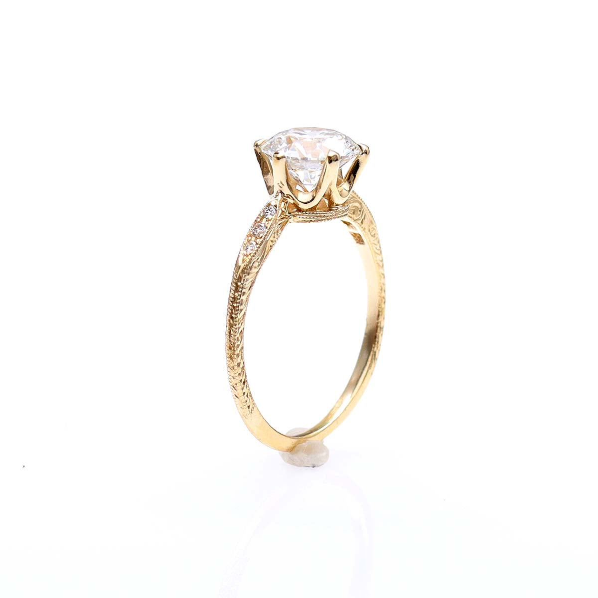 Edwardian Revival Engagement Ring #3604HE-7 - Engagement Rings