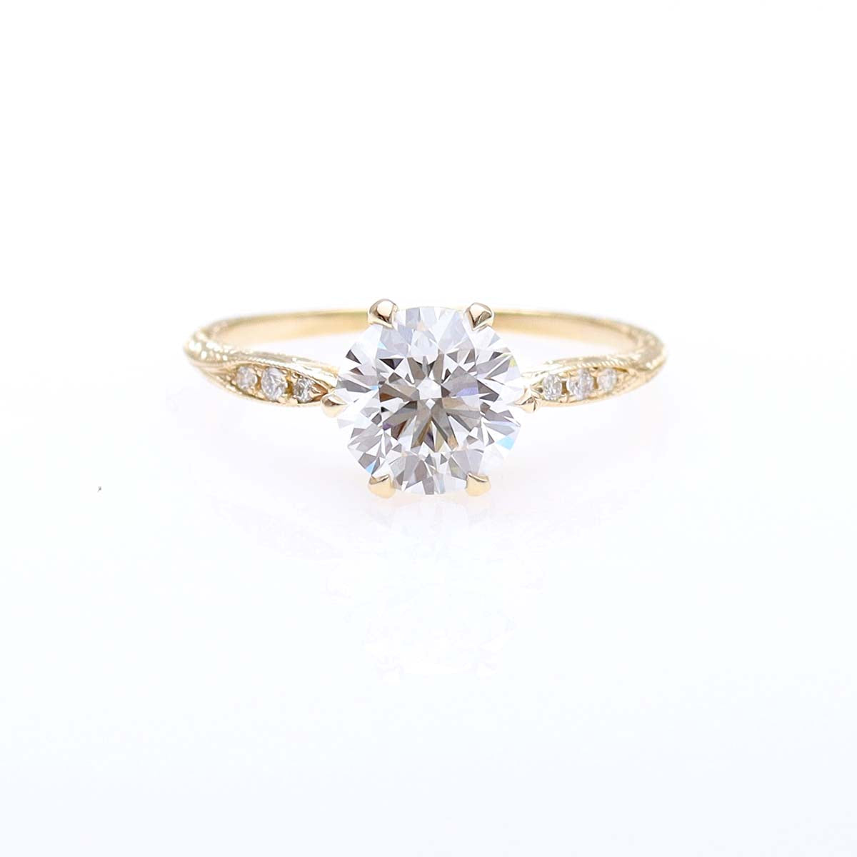 Edwardian Revival Engagement Ring #3604HE-7 - Engagement Rings