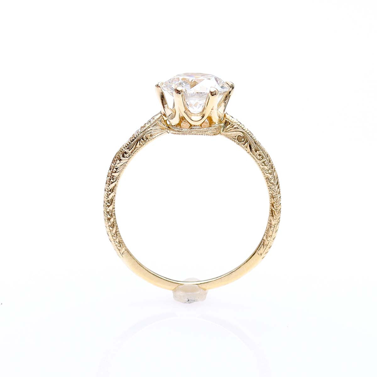 Edwardian Revival Engagement Ring #3604HE-7 - Engagement Rings