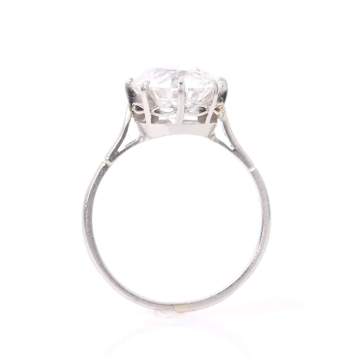 Elegant Edwardian Solitaire Engagement Ring #180111-14 - Engagement Rings