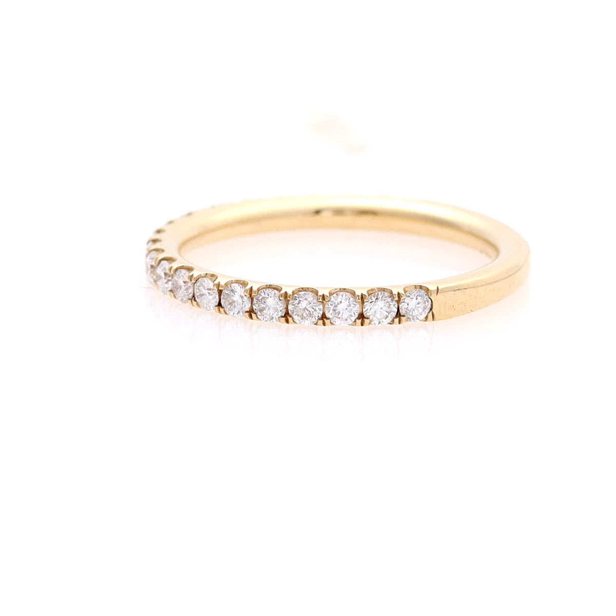 French Pave Diamond Band Ring #LE4001 - Wedding Bands