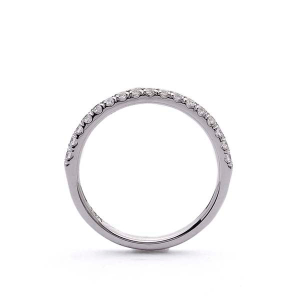 French Pave Diamond Band Ring #LE4001 Default Title