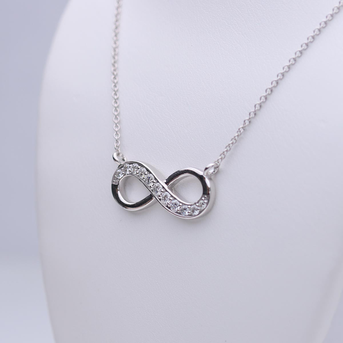 Infinity Diamond Necklace NP830-5 - Necklaces