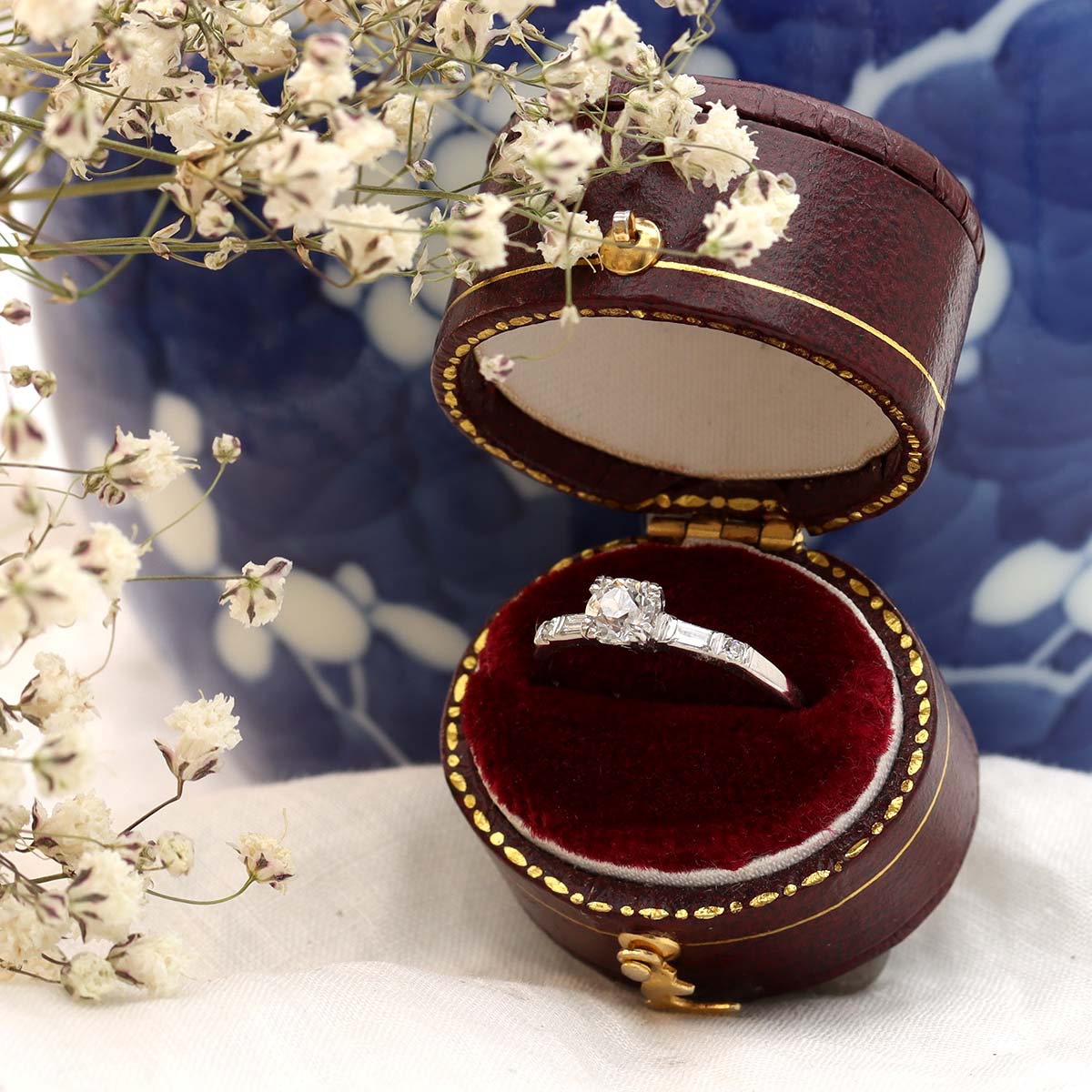 Late Art Deco Engagement Ring #VR220715-2 Default Title