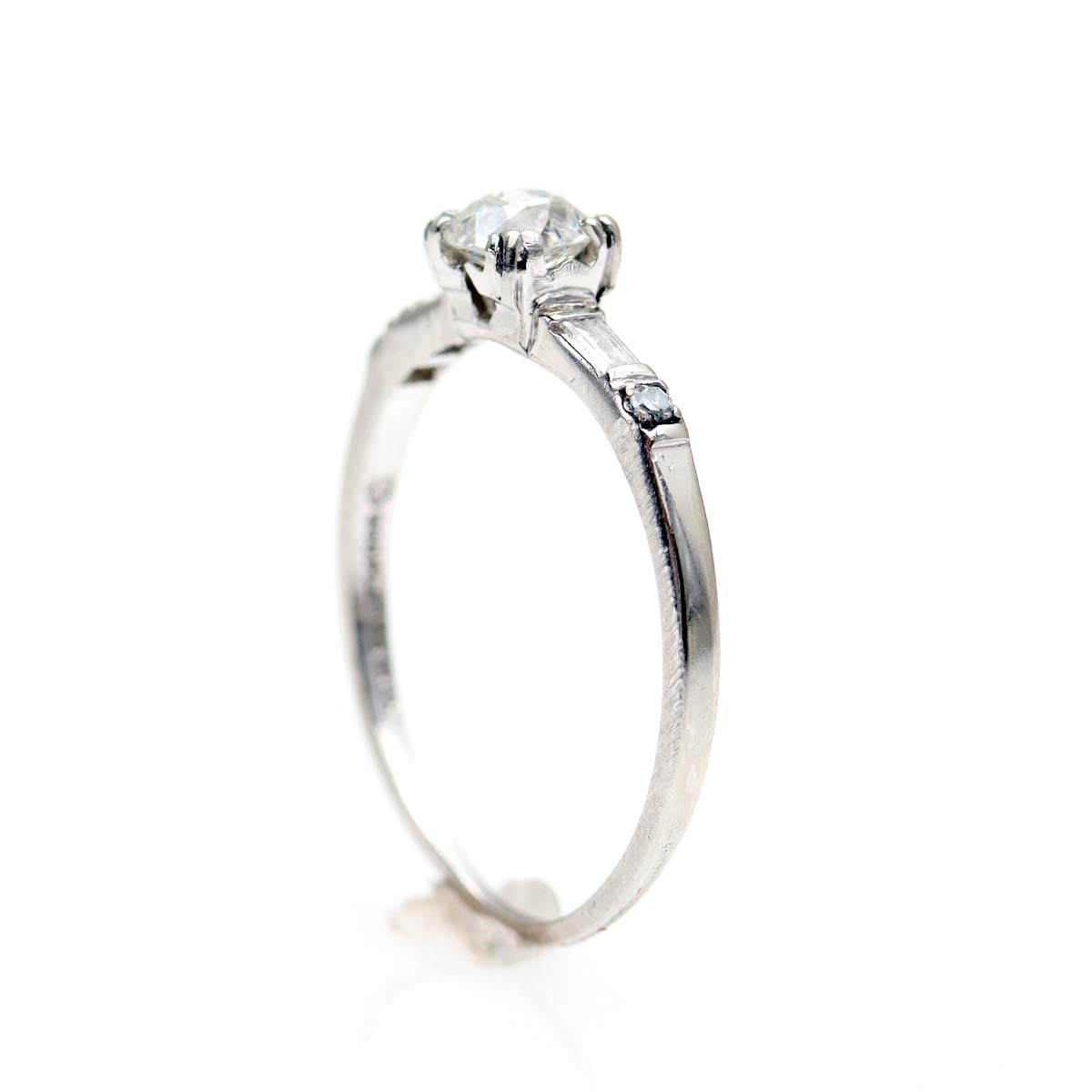 Late Art Deco Engagement Ring #VR220715-2 - Engagement Rings