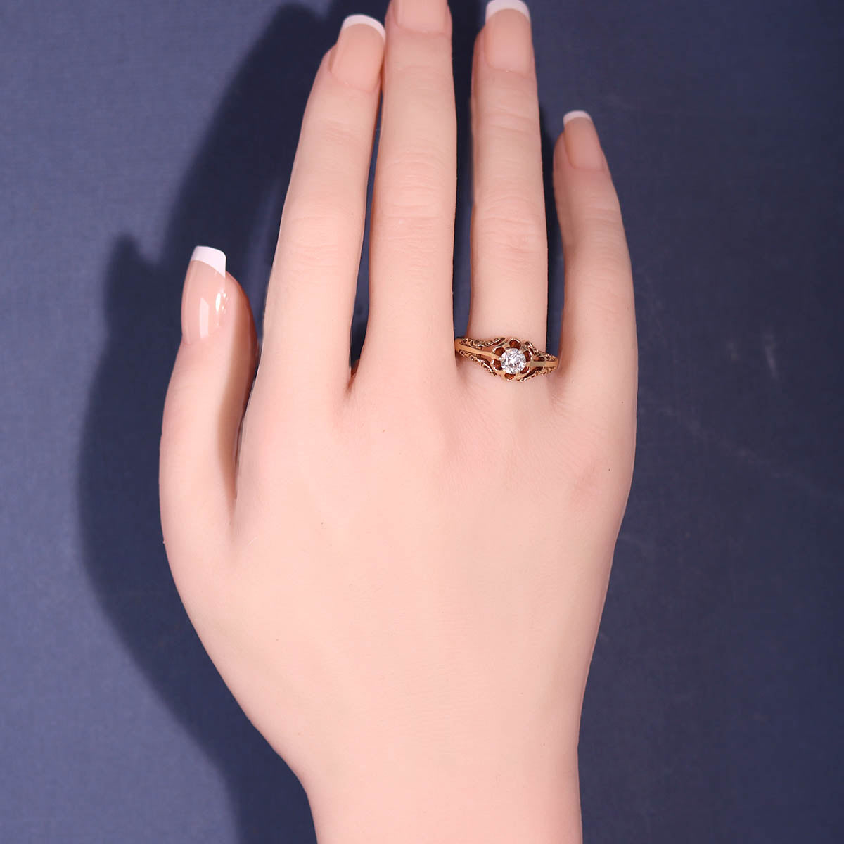 Late Victorian Engagement Ring #VR2501010 - Engagement Rings